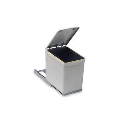 Ugr.kanta sa automat. poklopcem-sv.siva 16l 280 (SET)