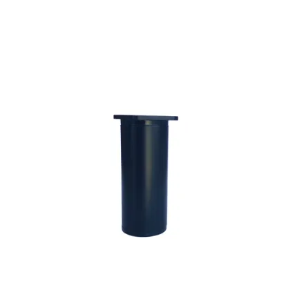 Nogica okrugla DAUER fi40x100mm aluminijumska - Crna Mat