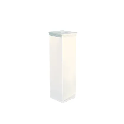 Nogica cetvrtasta DAUER 40x40x150mm aluminijumska - Bela