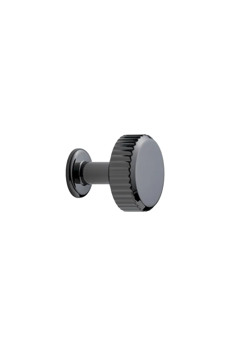 FURNIPART RUČICA VILLA ROUND FI30 BLACK NICKEL
