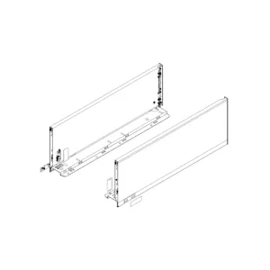 LEGRABOX STRANICA ZA VISINU C CRNA  /177 MM/550MM/40KG 770C5502SC