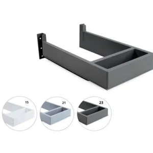 EMUCA „P“ RAM 322X186X83 SIVI (3044121)